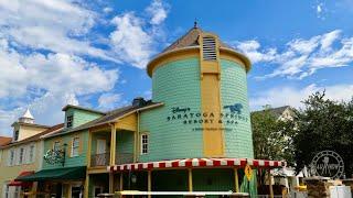 Disney's Saratoga Springs Resort 2022 Tour & Walkthrough in 4K | Walt Disney World Florida July 2022