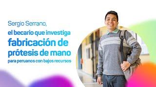 Sergio, el becario que investiga fabricación de prótesis de mano para peruanos con bajos recursos