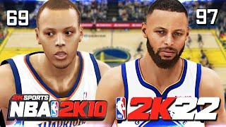 СКОРЮ ЗА СТЕФА КАРРИ В КАЖДОЙ НБА 2К! ● Stephen Curry In Every NBA 2K (NBA 2K10 - NBA 2K22)