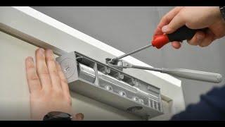 How to install the dormakaba TS73EMF Electromagnetic Hold Open Door Closer
