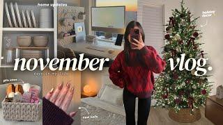 a few days vlog  decorating for christmas, home updates, simple days at home