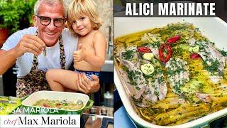 ALICI MARINATE CON ACETO VINO E LIMONE | Ricetta Facile di Chef Max Mariola