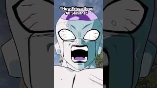 How Frieza Sees Every Saiyan in Existence  #frieza #goku #dragonball