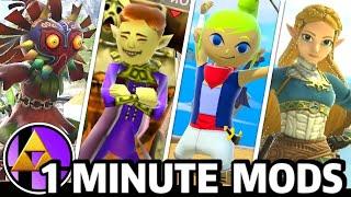 The Legend of Zelda Mods | 1 Minute Mods (Super Smash Bros. Ultimate)