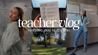 TEACHER VLOG | work/life balance, cross country meet, & my routines!