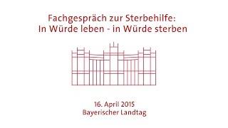 Fachgespräch der SPD-Landtagsfraktion: In Würde leben - in Würde sterben