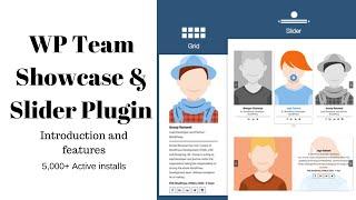 Introductory Video for WP team showcase and slider plugin