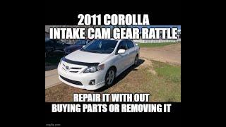 Toyota Cam gear rattle repaired with out buying parts