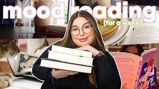 mood read with me for a week ‍️ *how much i realistically read as a booktuber*