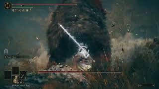 Elden Ring SOTE 1st Playthrough - Rugalea the Great Red Bear Kill - Zweihander Quality Build