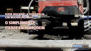 La experiencia en hidrodemolición tiene una definición, HIDRODEM