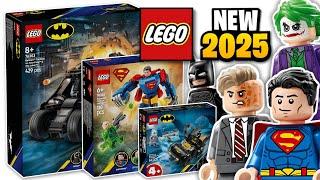 LEGO DC 2025 Sets OFFICIALLY Revealed - SUPERMAN, the Dark Knight & MORE!