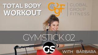 GGF GymStick 02 | with Barbara Rodrigues | Pilates bar (TOTAL BODY WORKOUT) Free workout