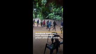 Hundreds break out from Mozambique prison amid civil unrest | AJ #shorts