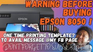 WARNING BEFORE BUYING EPSON 8050 REACTION VIDEO FOR BENTECH TV (NO.333)