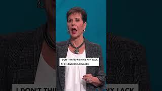 Bridging the Gap Between Knowledge and Action | Joyce Meyer