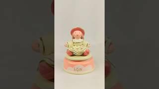BAMBOLINA - Handmade Ceramic Music Box, Little Doll by La Gatta Carillon