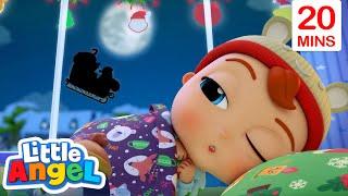 Christmas Sleep Routine!  | Christmas Songs for Kids | Little Angel | Moonbug Christmas Kids!