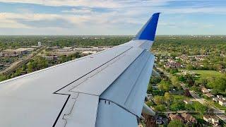 4K Approach and Landing – United Express ERJ-175 – Chicago O'Hare (ORD) – N763YX