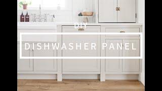 DIY Dishwasher Panel - How to Put a Panel on Any Dishwasher