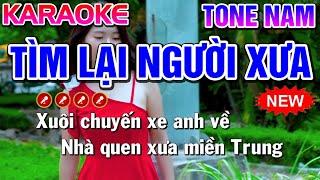 Tìm Lại Người Xưa Karaoke Bolero Nhạc Sống Tone Nam - Karaoke Mai Phạm