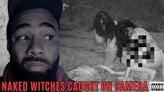 Bizarre Footage Of Witches Caught On Camera Feasting On A Dead Deer Carcass! Wait One Second!