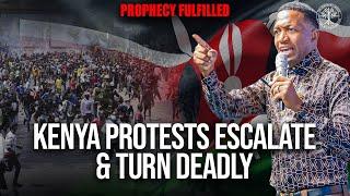 Prophecy Fulfilled | KENYA PROTESTS ESCALATE & TURN DEADLY | Prophet Uebert Angel