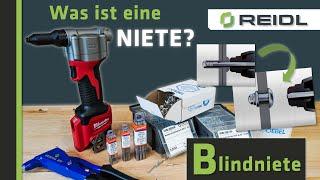 Blindnieten - Garantierte Befestigung in weichen Materialien + Funktionen & Arten von Nieten[German]