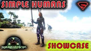 ARK SIMPLE HUMANS MOD SHOWCASE - TAMABLE HUMAN NPCS MOD THAT ADDS TO THE GAME