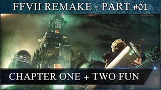 Let's Play Final Fantasy 7 Remake - Opening Mission & Getting to the Train! PART 1