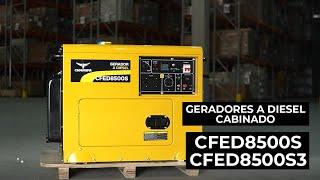 Gerador a Diesel Cabinado CFED8500S e CFED8500S3 - Changfa | MGL do Brasil