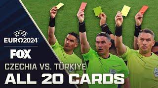 Czechia vs. Türkiye: UEFA Euro RECORD-SETTING 20 cards shown | UEFA Euro 2024