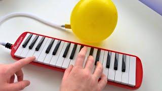 Playing Melodica with a Balloon