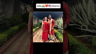 Indian ️ American couple #america