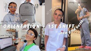 New Grad Nurse WORK WEEK IN MY LIFE | orientation, first shift + prep!