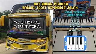 Not Angka Pianika Basuri Suka-Suka Joget Di pinggir Jalan 2 #basuri #pianikabasuri