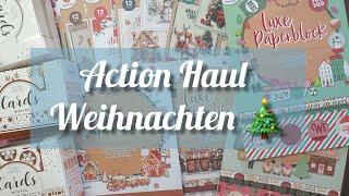 Action Haul Weihnachten*NEU NEU NEU* Luxe Paperblöcke * DIY Card Making* Cards with Foil* Teil 2/2