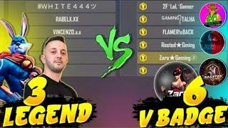 @WHITE444YT @Shitcoinlord @Vincenzo74 VS Bangladeshi 6 Youtubers | 3 VS 6 | Insane room match |