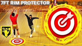 This 7FT RIM PROTECTOR BUILD with DOUBLE SHARP TAKEOVER is INSANE on NBA 2K23