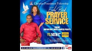 IMPORTANT DAILY PRAYER POINTS || REV. JULIUS  || EARLY BIRD SERVICE || CFF ATHI-RIVER || 14.7.2024