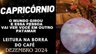 CAPRICÓRNIO O MUNDO GIROU E ESSA PESSOA VAI VER VOCÊ EM OUTRO PATAMAR/ DEZEMBRO 2024