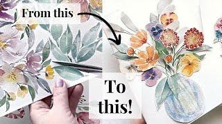 Try this with your old paintings! Everything looks better cut up