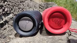 JBL Flip 5 extreme bass test TL and GG extreme bass test clean waves warpy