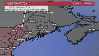 Severe weather in Maine: 6 PM Sunday update