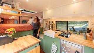 COVID PANDEMIC Made Her Swap House for SOLO FEMALE VANLIFE // Her Promaster Van Conversion