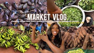 ONE OF THE CHEAPEST VILLAGE FOOD MARKET IN BENIN CITY NIGERIA |Market Vlog