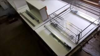 Модерн слайд. Монтаж выдвижного механизма для ящиков Модерн слайд аналог Blum - TANDEM