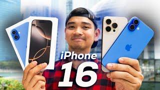 Rp45 JUTA... UNBOXING iPhone 16 & 16 PRO!!!