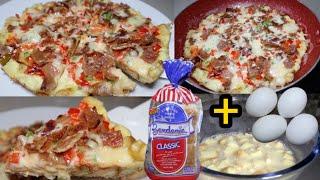 Frying Pan Pizza Recipe || Quick & Easy Pizza || No Bake || No Knead