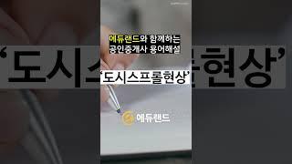 [공인중개사 용어해설] #도시스프롤현상 #에듀랜드 #공인중개사공부방법 #공인중개사인강 #무료상담 #인강  만족도 1위 에듀랜드의 채널입니다.